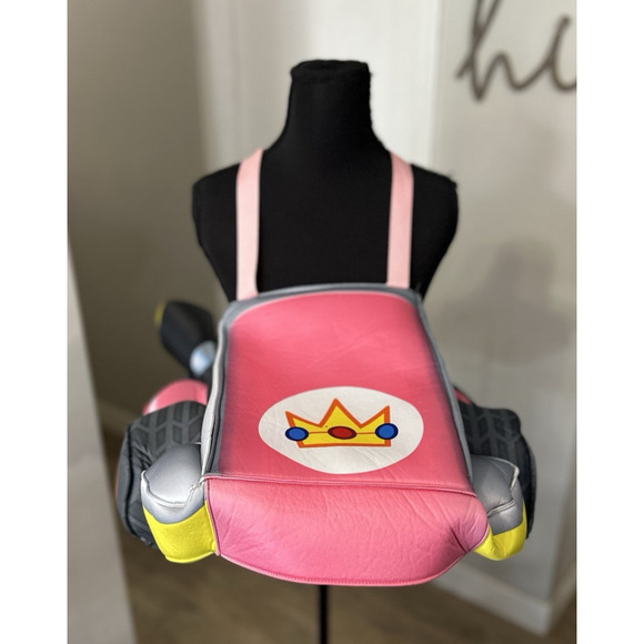 Princess Peach Car Costume Halloween Super Mario Kart Nintendo Adjustable Foam - Picture 1 of 7